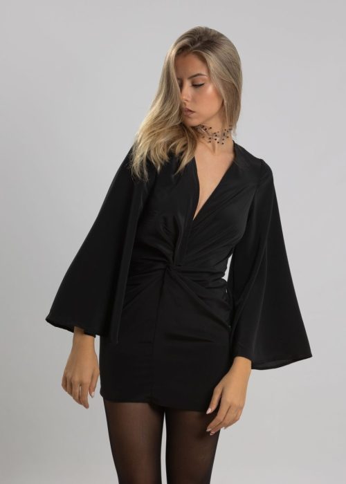 vestido negro para navidad