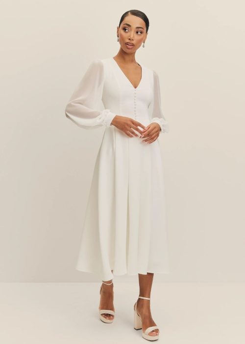 vestido-midi-de-novia-con-mangas-de-gasa-y-escote-en-pico-miphai